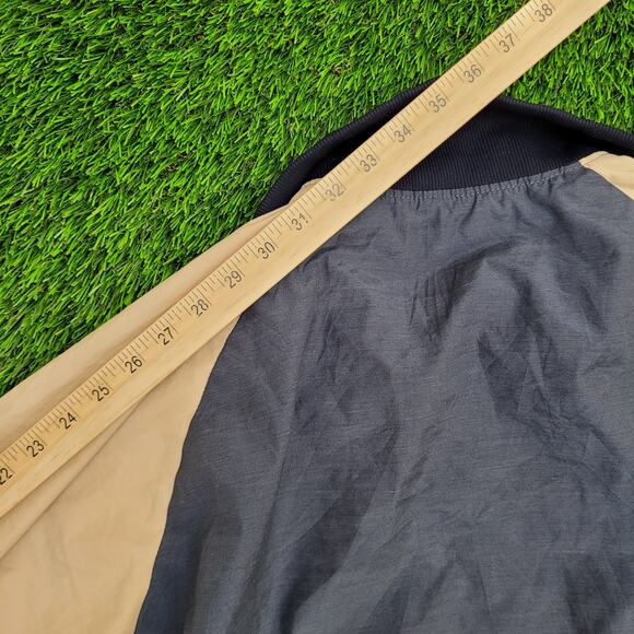 Vintage 70s MOD Anorak Windbreaker Jacket L/XL 24x25 Black - Picture 6 of 12